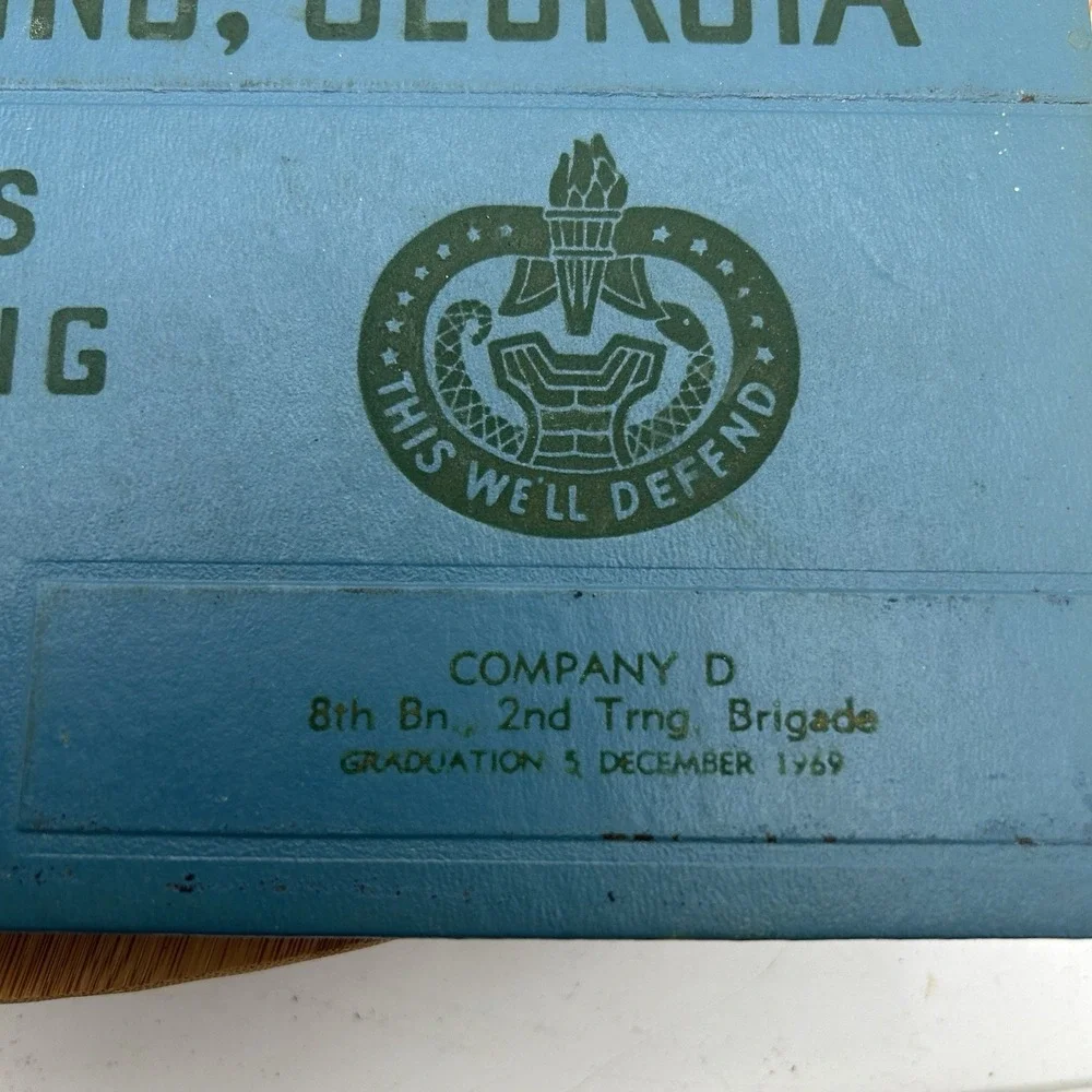 1969 Ft Benning Georgia Army Training Center Yearbook Company D-7th Bn. 2nd Brig